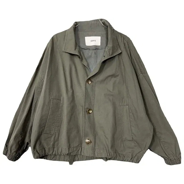 [SOLD OUT] 시에로 카키 여성 오버핏 자켓 1(F)