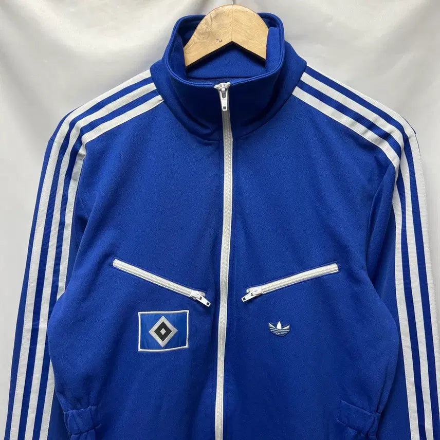 [SOLD OUT] [정품/100] 아디다스 함부르크 파이어버드 블루파랑 삼선 트랙탑/져지