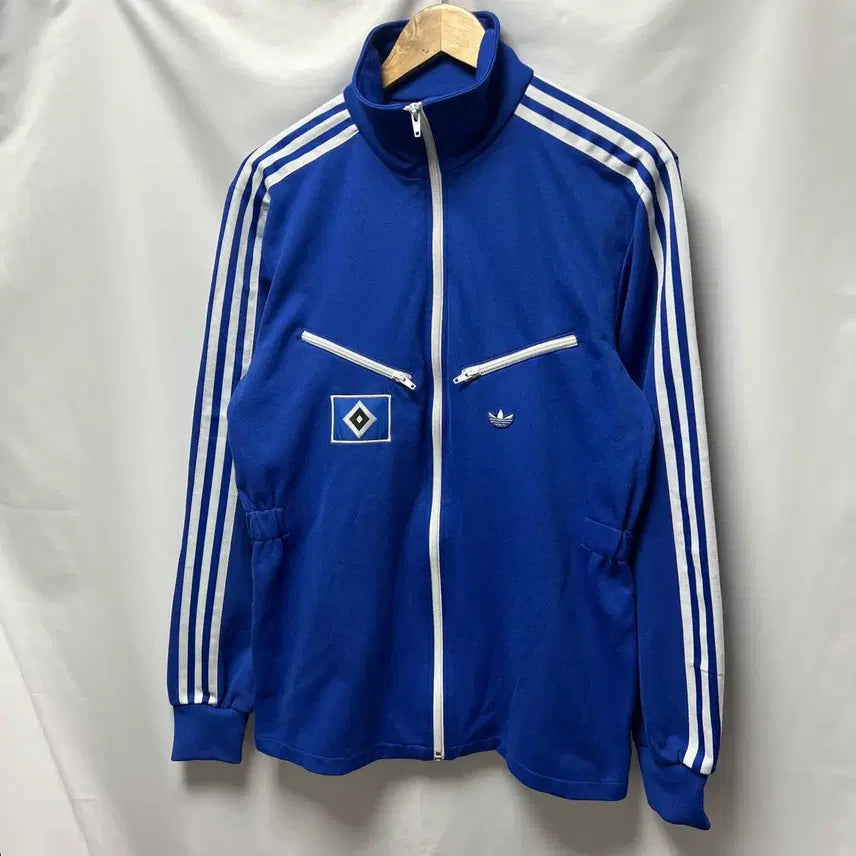 [SOLD OUT] [정품/100] 아디다스 함부르크 파이어버드 블루파랑 삼선 트랙탑/져지