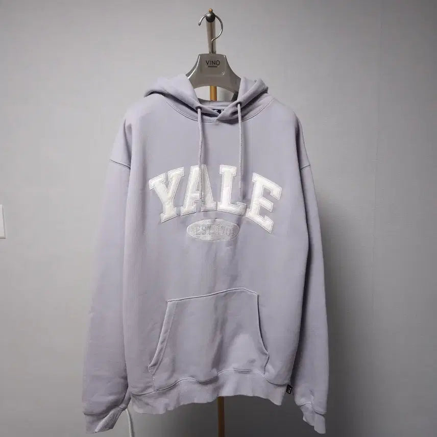 [BUNJANG] Yale Logo Hoodie Purple / XL ) 예일 YALE 로고 후드티 퍼플