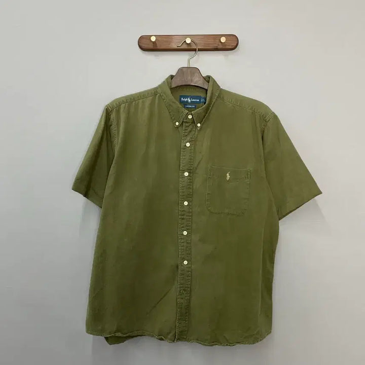[SOLD OUT] 폴로 랄프로렌 올리브 반팔 셔츠 H2454