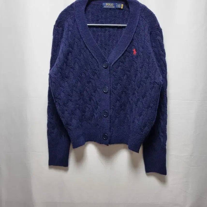 [BUNJANG] Polo Ralph Lauren Navy Cardigan / 폴로 랄프로렌 네이비 가디건