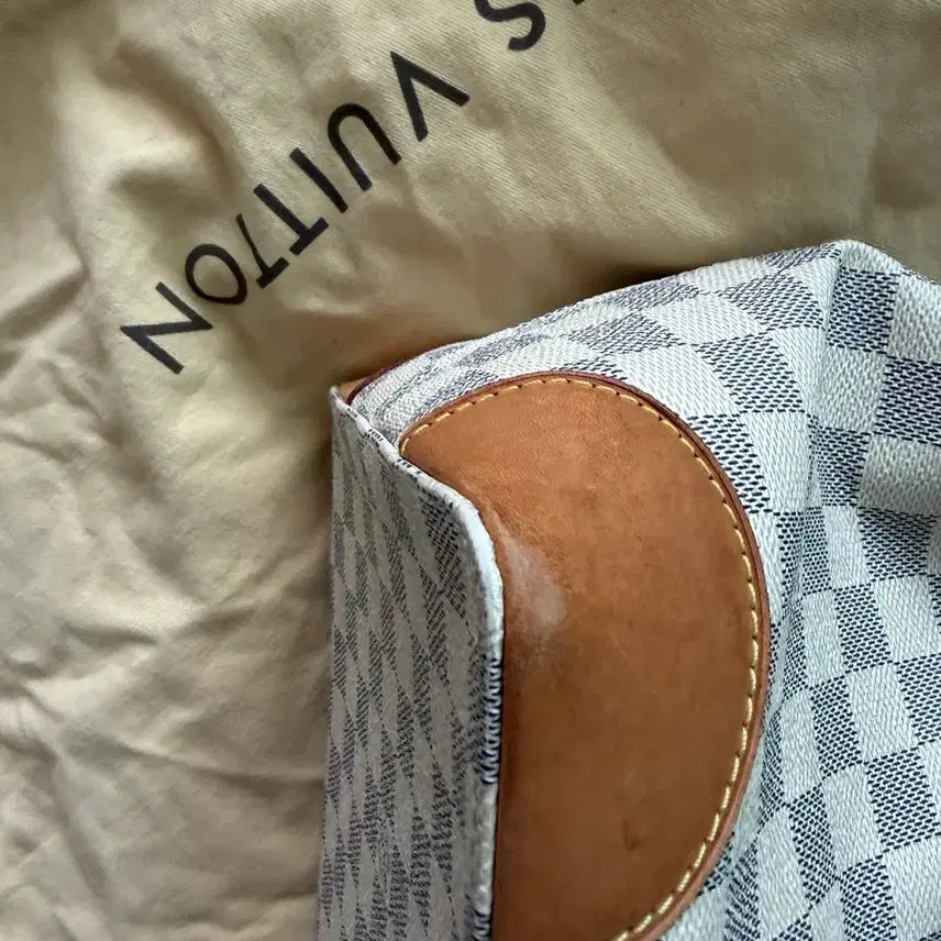 [BUNJANG] Louis Vuitton Damier Azur Tote Bag / 루이비통 다미에 아주르 가방 + 더스트백