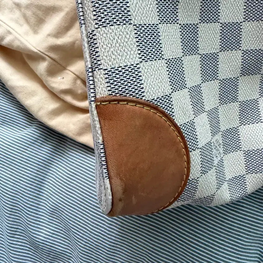 [BUNJANG] Louis Vuitton Damier Azur Tote Bag / 루이비통 다미에 아주르 가방 + 더스트백