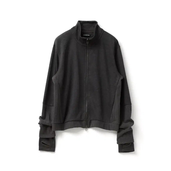 [SOLD OUT] [5] 해칭룸 더블 슬리브 트랙 가디건 다크 카키
