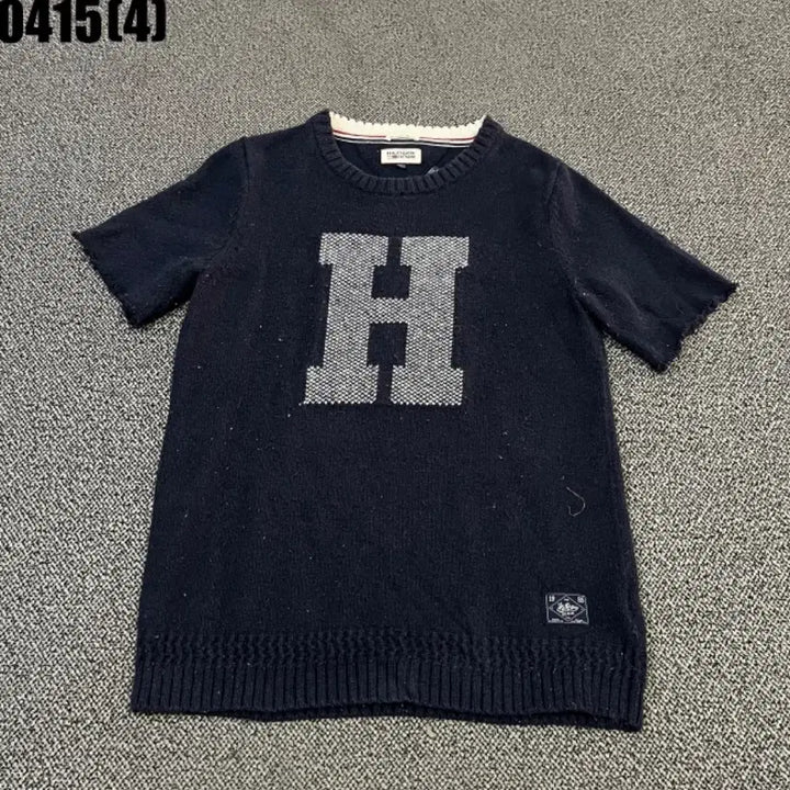 [BUNJANG] Tommy Hilfiger H Logo Knit T-shirt / 타미힐피거 반팔 니트 H로고 L | 0415 [4]