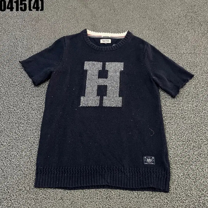[BUNJANG] Tommy Hilfiger H Logo Knit T-shirt / 타미힐피거 반팔 니트 H로고 L | 0415 [4]