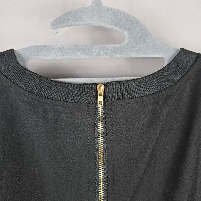 [SOLD OUT] [무료배송]여성 F 루즈핏 스판 바스락 원단 긴팔 롱 원피스 블랙