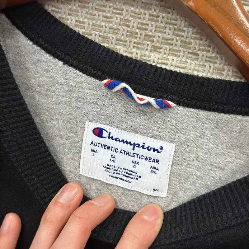 [BUNJANG] Champion Authentic Printing Logo Sweatshirt 2XL / 챔피온 어센틱 프린팅로고 스웻셔츠 맨투맨 2XL A09270