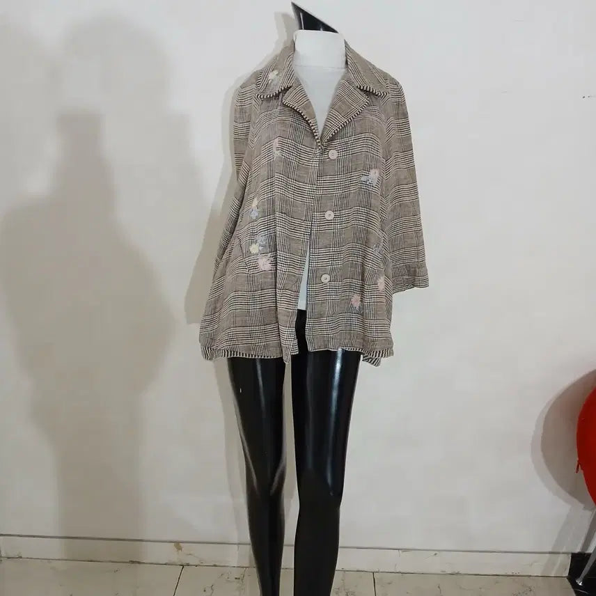 [SOLD OUT] 손정완 자수 매치 마소재 자켓