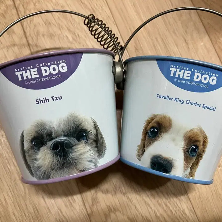 [BUNJANG] THE DOG Tin Bucket / 고전문구 THE DOG 더독 강아지 양철통 양동이 틴버킷