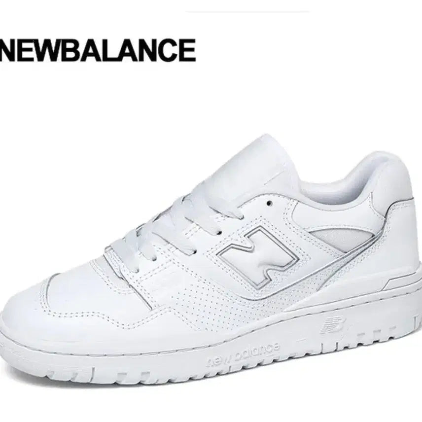 [BUNJANG] New Balance 550 Triple White Sneakers / [뉴발란스] 550 남여공용 운동화