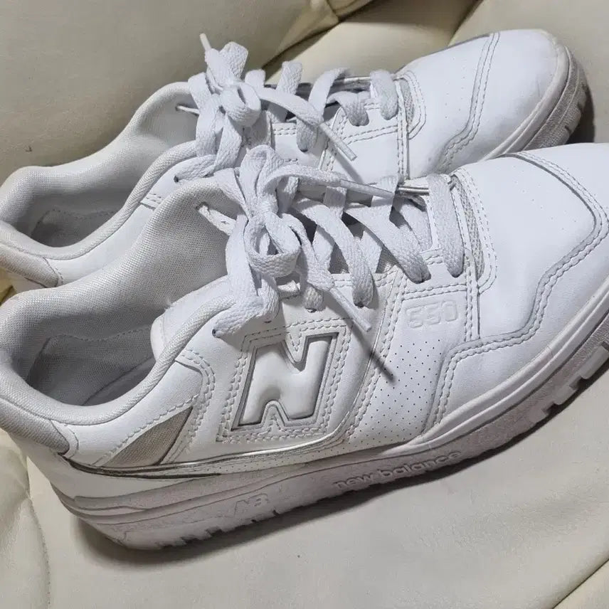 [BUNJANG] New Balance 550 Triple White Sneakers / [뉴발란스] 550 남여공용 운동화