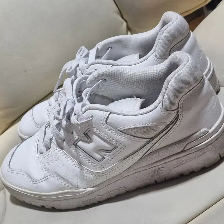 [BUNJANG] New Balance 550 Triple White Sneakers / [뉴발란스] 550 남여공용 운동화