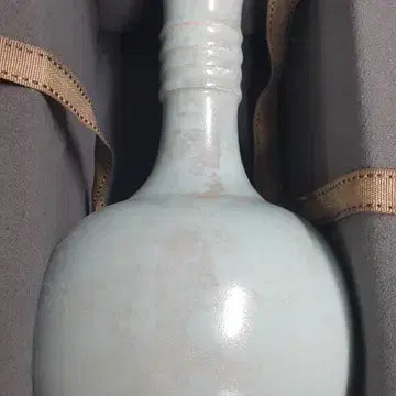 [BUNJANG] Song Dynasty Ru Ware Celadon Porcelain Vase Antique / 송 여요 천람유 현문 접구병 중국도자기 청자 골동품 미술품 수집품