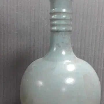 [BUNJANG] Song Dynasty Ru Ware Celadon Porcelain Vase Antique / 송 여요 천람유 현문 접구병 중국도자기 청자 골동품 미술품 수집품
