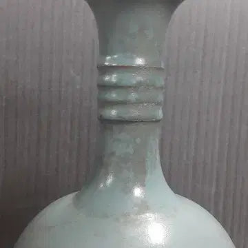[BUNJANG] Song Dynasty Ru Ware Celadon Porcelain Vase Antique / 송 여요 천람유 현문 접구병 중국도자기 청자 골동품 미술품 수집품