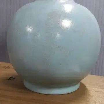 [BUNJANG] Song Dynasty Ru Ware Celadon Porcelain Vase Antique / 송 여요 천람유 현문 접구병 중국도자기 청자 골동품 미술품 수집품