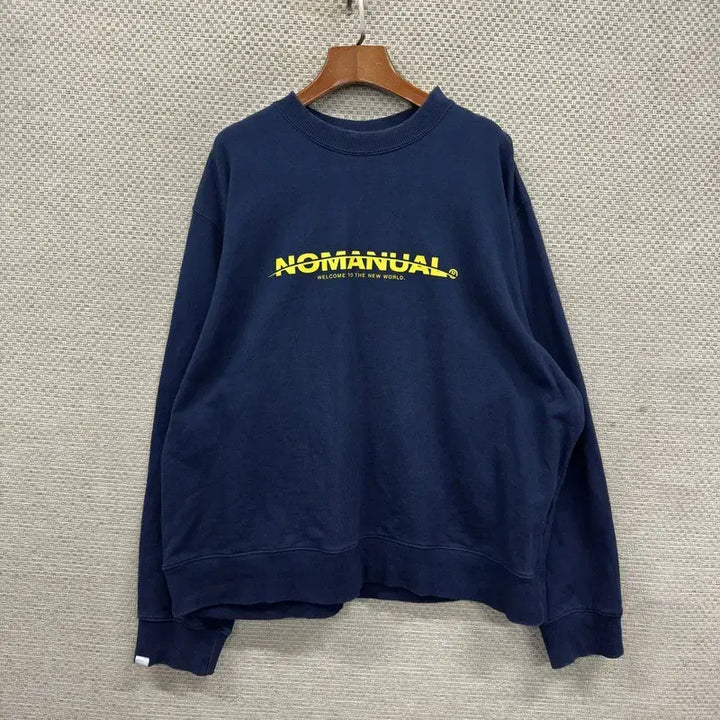 [BUNJANG] No.Manual Printing Logo Sweatshirt Men&