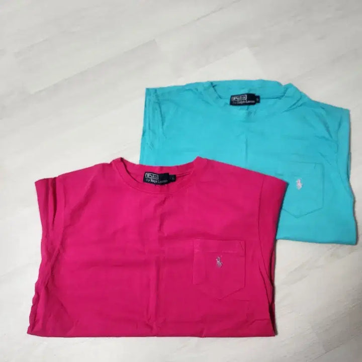 [BUNJANG] Polo Ralph Lauren Pocket Short Sleeve T-Shirt / 폴로 랄프로렌 포켓 반팔 티셔츠 ,핑크,민트만 남았어요