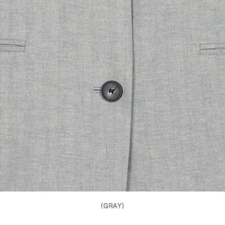 [SOLD OUT] 여성 헤링본 린넨 자켓