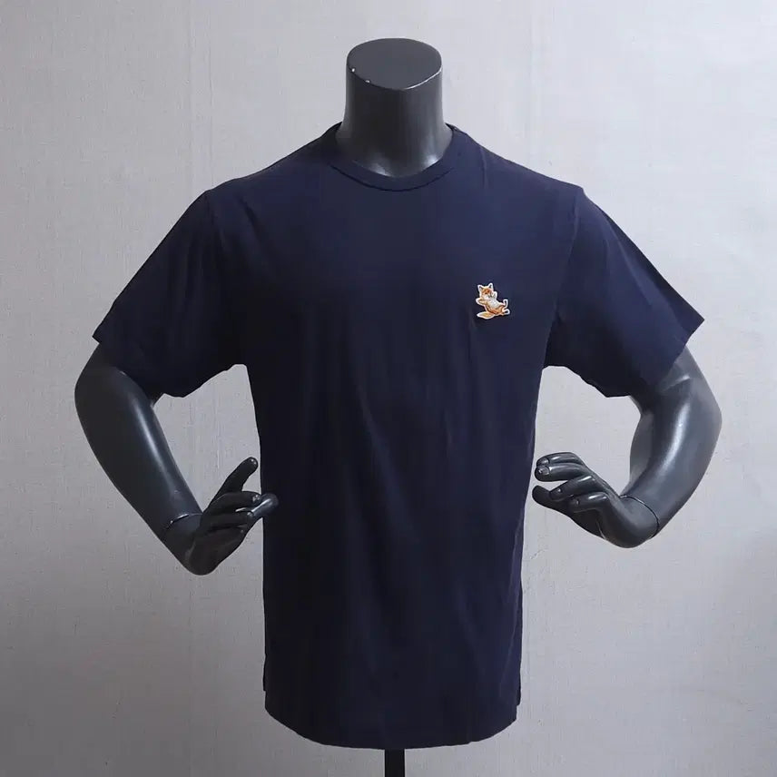 [SOLD OUT] 메종키츠네 폭스 패치 반팔 네이비