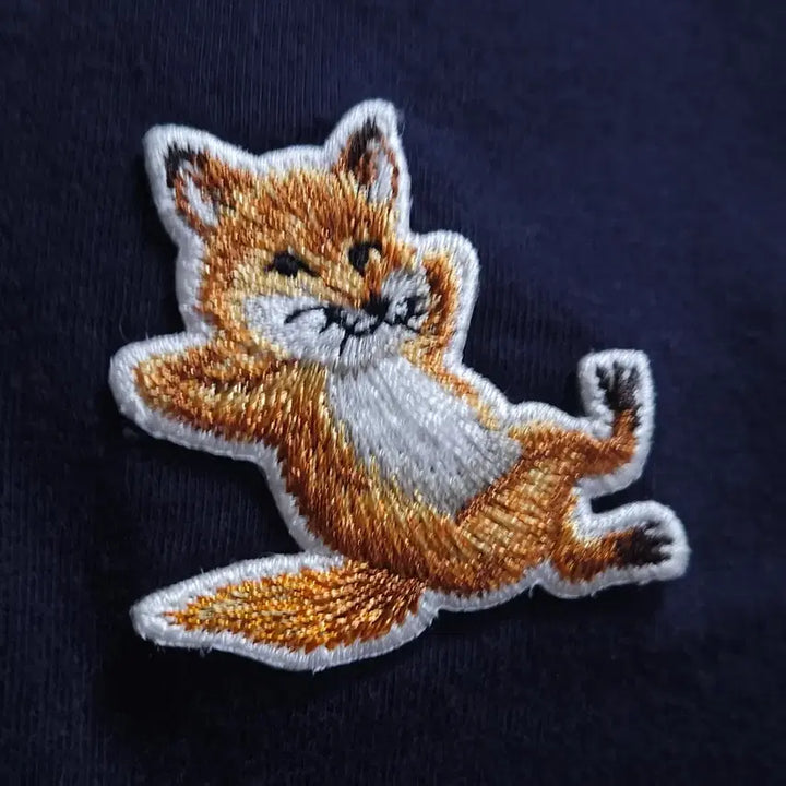 [SOLD OUT] 메종키츠네 폭스 패치 반팔 네이비