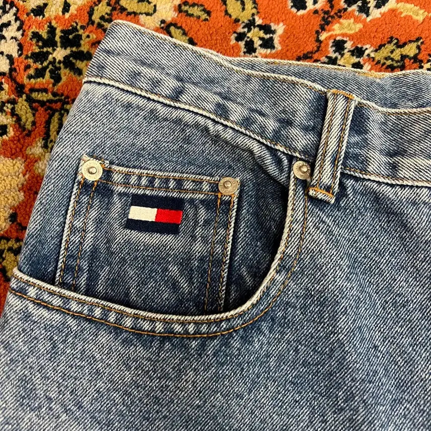 [BUNJANG] Tommy Hilfiger 90s Vintage Denim Pants / [32] 타미힐피거 빈티지 90s 데님 팬츠