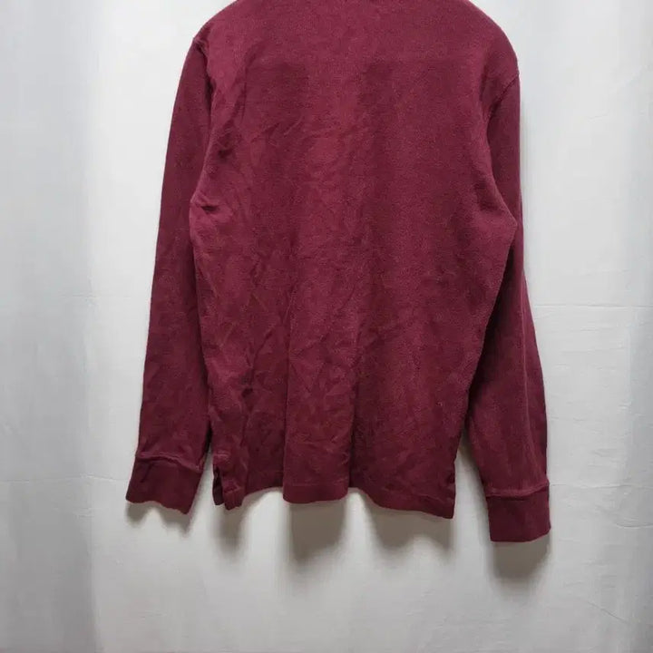 [BUNJANG] Polo Ralph Lauren Half-Zip Knit Sweater Burgundy / 폴로 랄프로렌 반집업 니트 버건디
