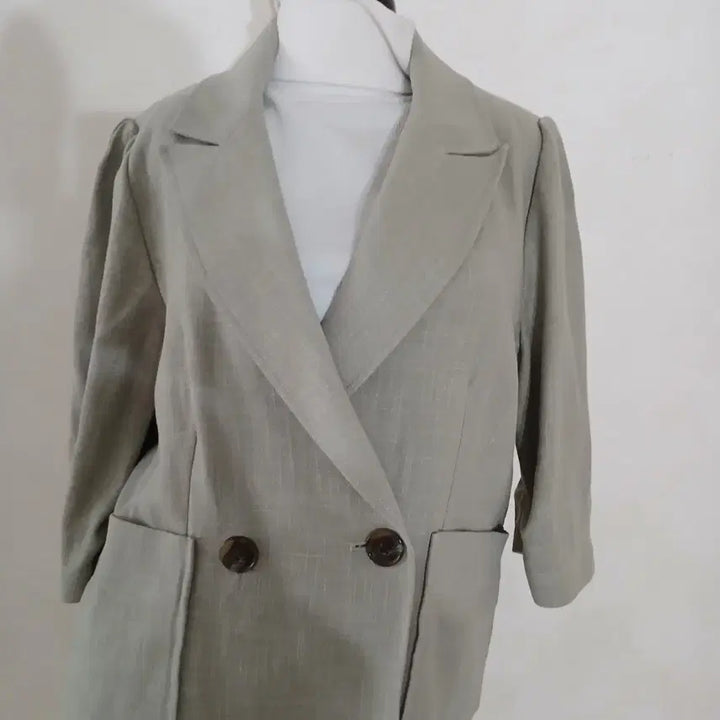 [BUNJANG] ZIGGET Sleeve Shirring Blazer Jacket / 022 지컷 소매셔링 마자켓