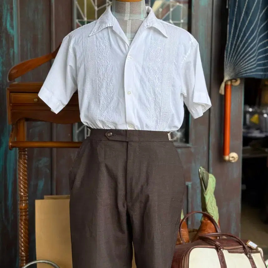 [BUNJANG] Vintage Guyabera Shirt M / 빈티지 구아야베라 셔츠 M