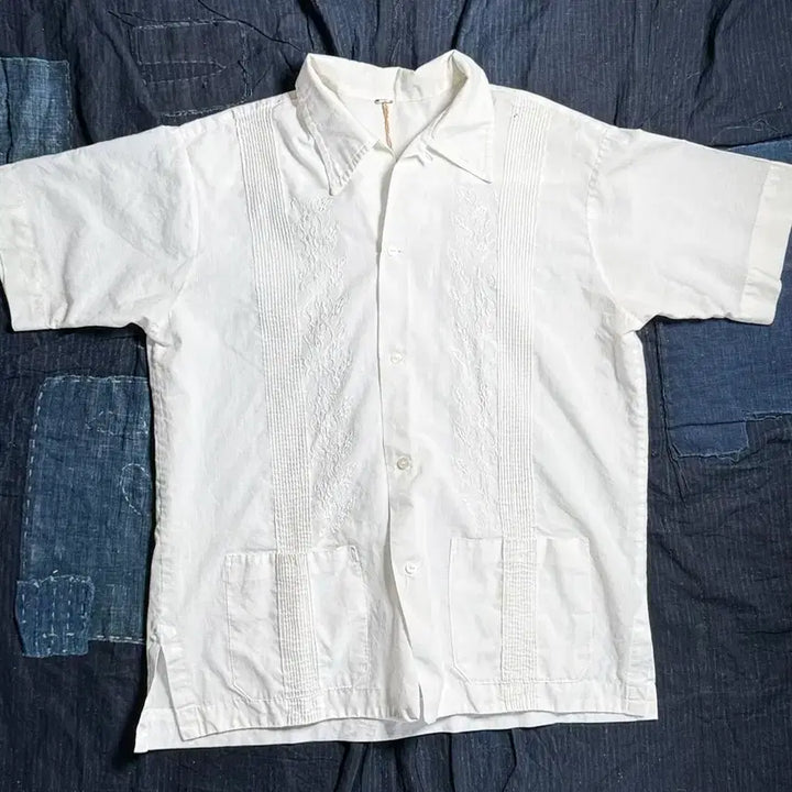 [BUNJANG] Vintage Guyabera Shirt M / 빈티지 구아야베라 셔츠 M