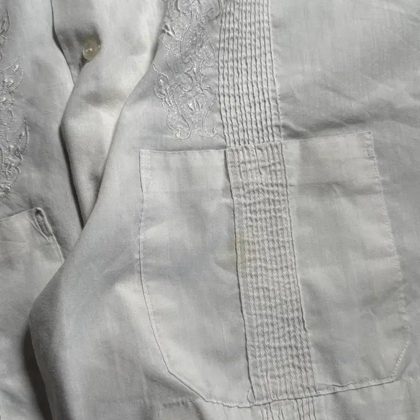[BUNJANG] Vintage Guyabera Shirt M / 빈티지 구아야베라 셔츠 M