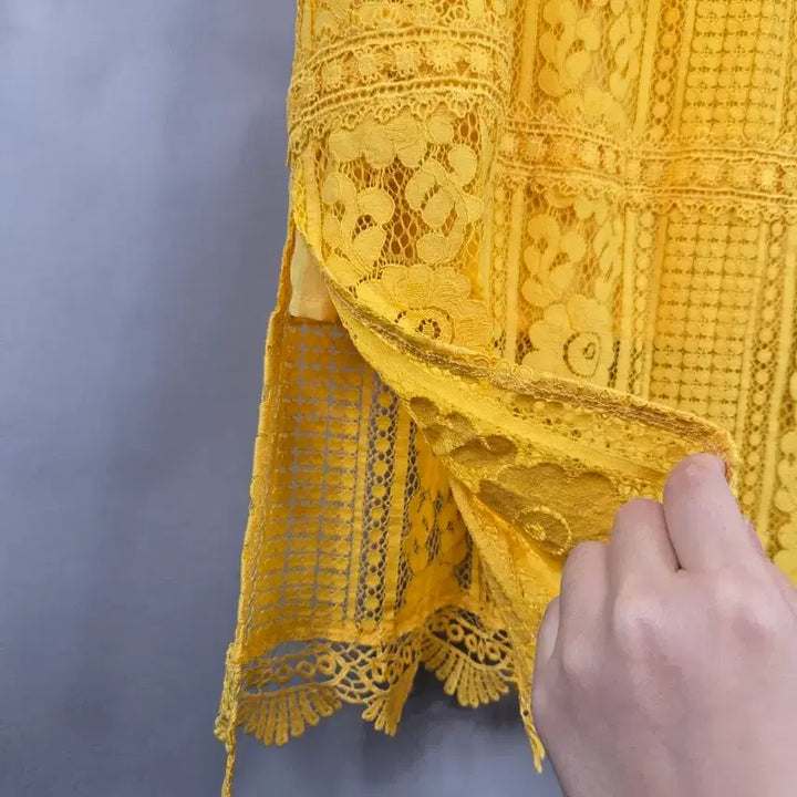 [BUNJANG] Mango USA2 Lace Sleeveless Cocktail Dress / [무료배송]망고 USA2 레이스 민소매 칵테일 드레스 원피스