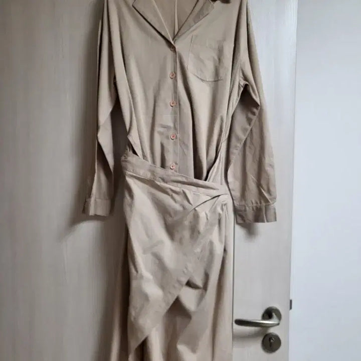 [BUNJANG] Bluemine Wrap Shirt Dress / 블루민 랩 셔츠 원피스