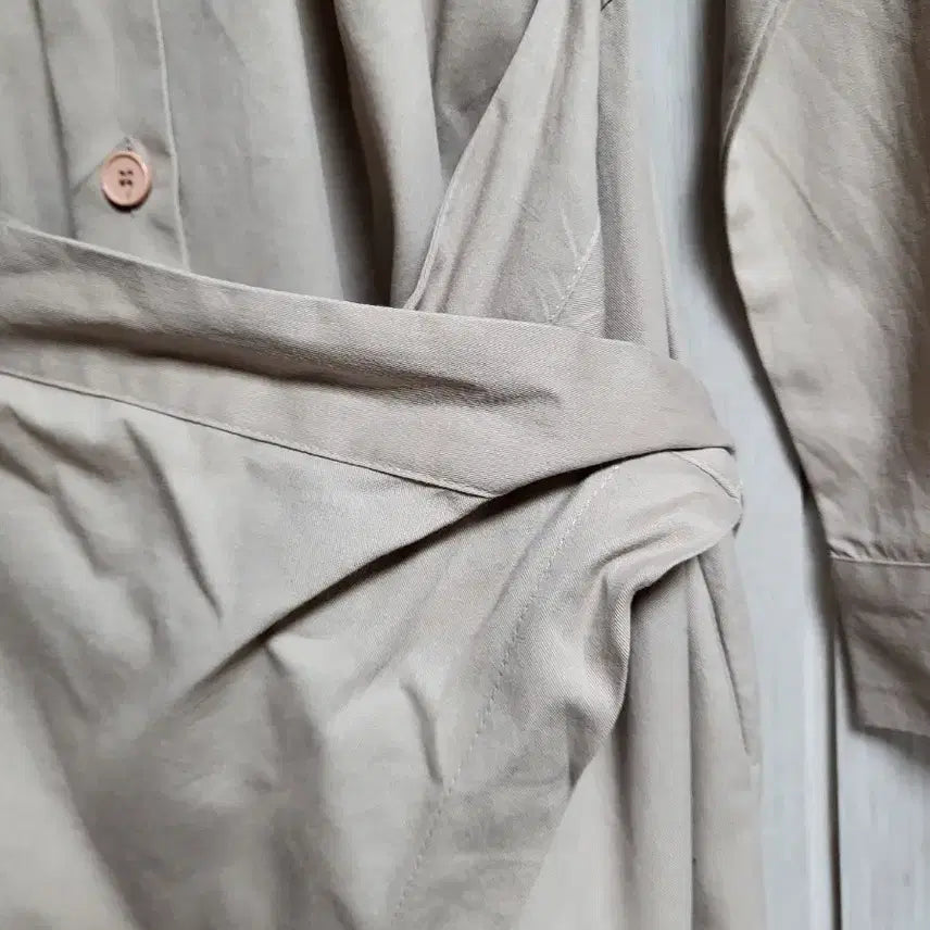 [BUNJANG] Bluemine Wrap Shirt Dress / 블루민 랩 셔츠 원피스
