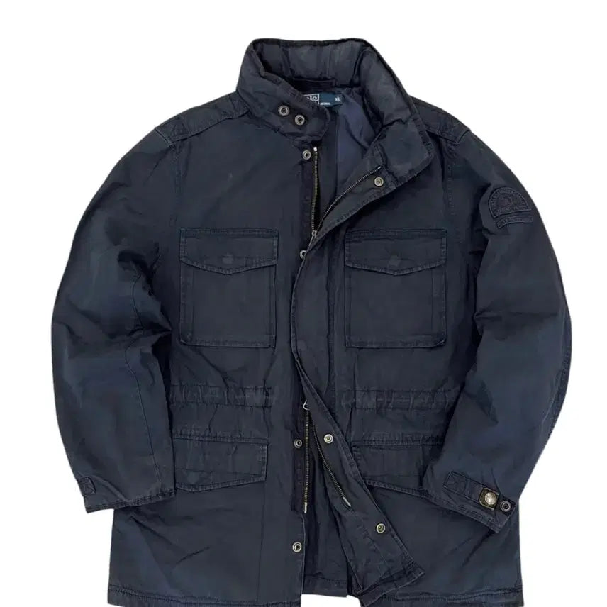 [BUNJANG] Polo Ralph Lauren Military Field Jacket Navy (XL) / 00s 폴로 밀리터리 야상자켓 네이비 (XL)