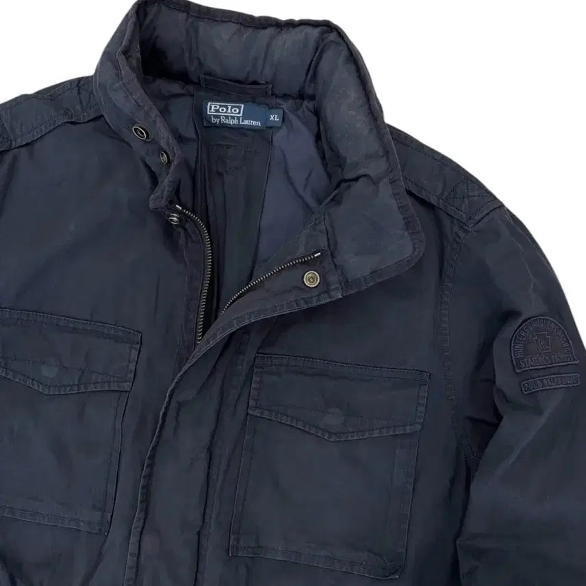 [BUNJANG] Polo Ralph Lauren Military Field Jacket Navy (XL) / 00s 폴로 밀리터리 야상자켓 네이비 (XL)