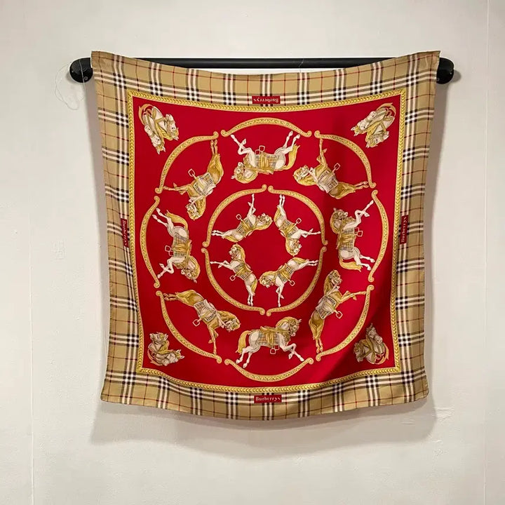 [BUNJANG] Burberrys Vintage Silk Scarf / Burberrys 빈티지 버버리 실크 스카프