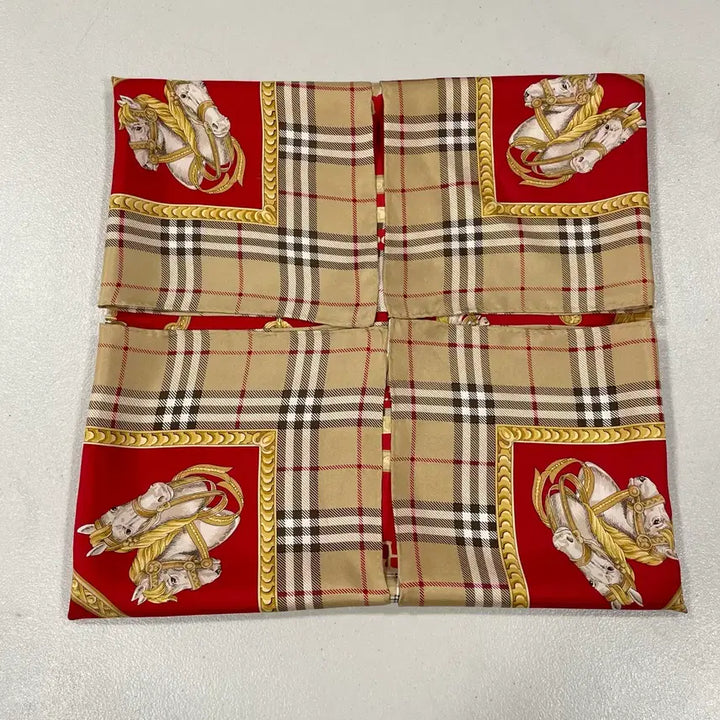 [BUNJANG] Burberrys Vintage Silk Scarf / Burberrys 빈티지 버버리 실크 스카프
