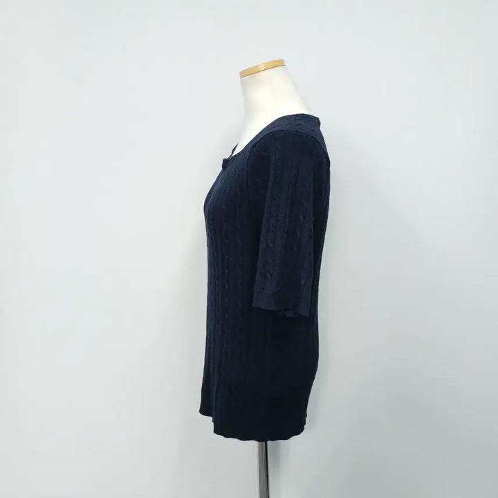 [BUNJANG] The Izzat 23SS Square Neck Knit Top / 더아이젤 23SS 반팔 스퀘어넥 니트 55