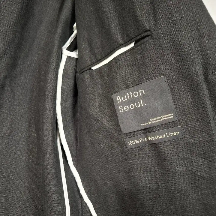 [BUNJANG] Button Seoul Oversized Linen Jacket / 버튼서울 오버핏 린넨쟈켓 50사이즈