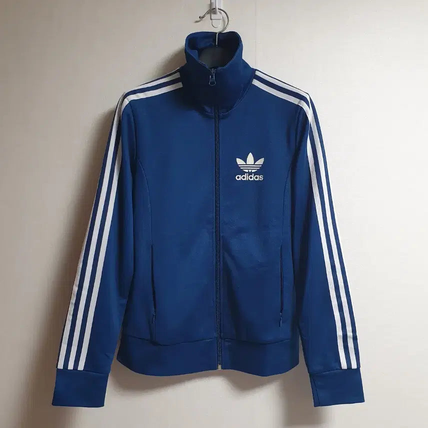 [BUNJANG] Adidas Europa Track Top Floral Pattern Jersey Sapphire Blue (Size 90) / 아디다스 유로파 트랙탑 플로럴 패턴 져지 사파이어 블루 90