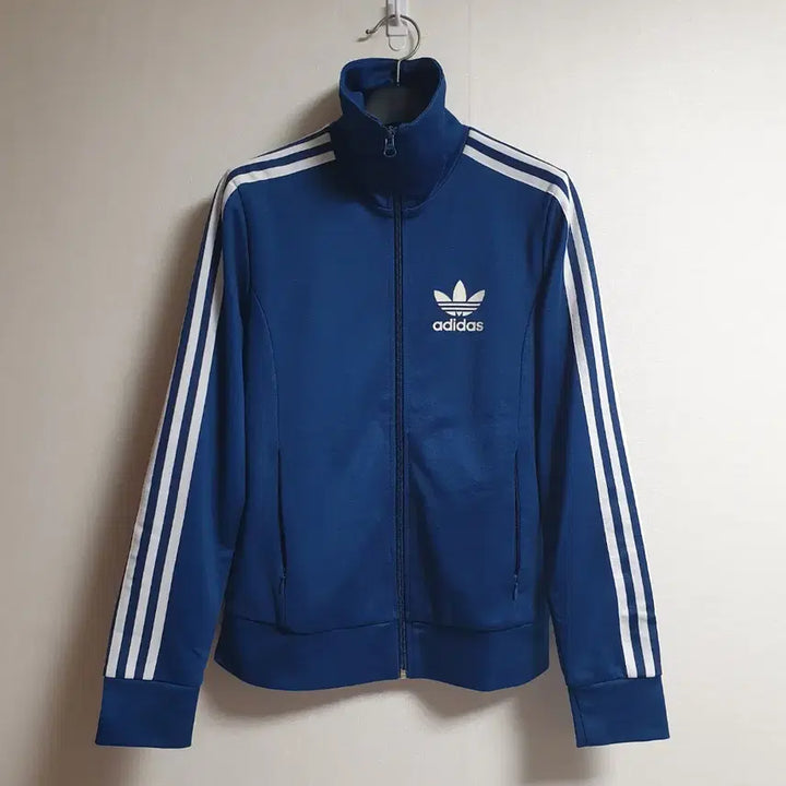 [BUNJANG] Adidas Europa Track Top Floral Pattern Jersey Sapphire Blue (Size 90) / 아디다스 유로파 트랙탑 플로럴 패턴 져지 사파이어 블루 90