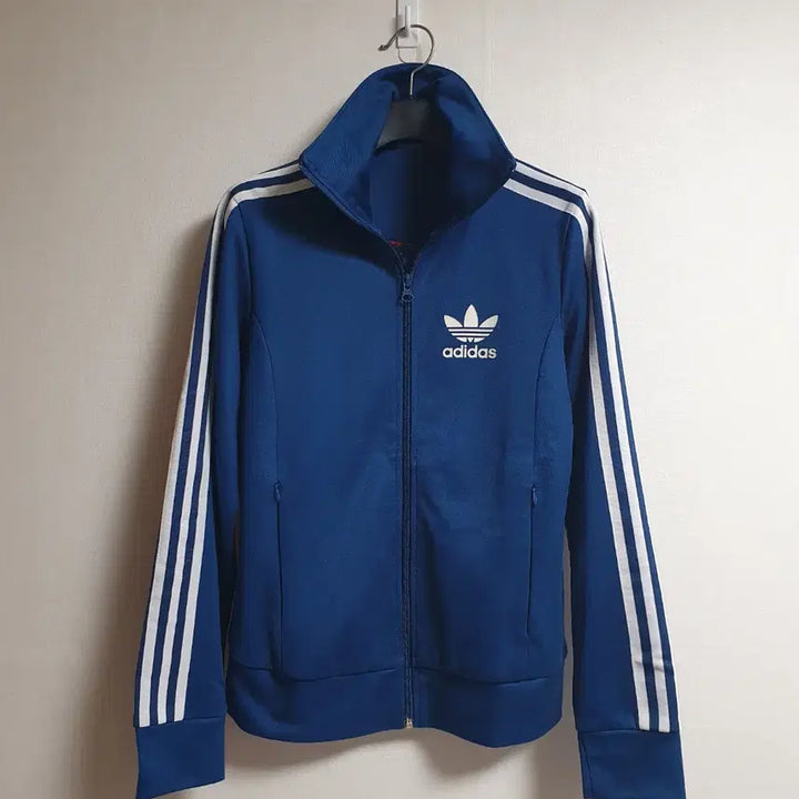 [BUNJANG] Adidas Europa Track Top Floral Pattern Jersey Sapphire Blue (Size 90) / 아디다스 유로파 트랙탑 플로럴 패턴 져지 사파이어 블루 90