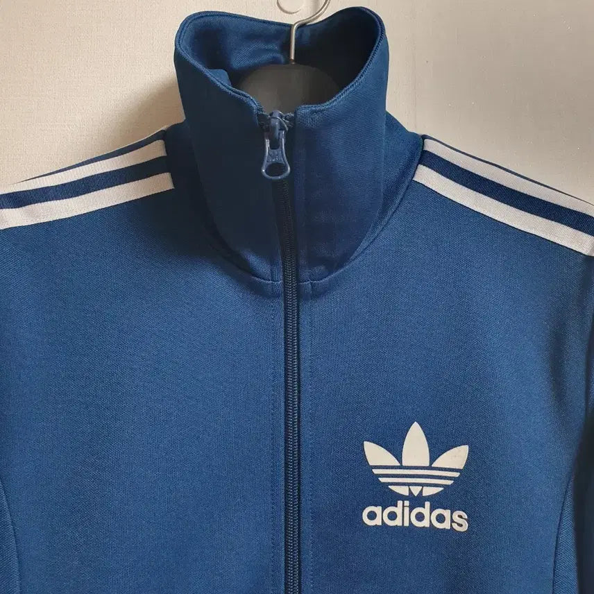 [BUNJANG] Adidas Europa Track Top Floral Pattern Jersey Sapphire Blue (Size 90) / 아디다스 유로파 트랙탑 플로럴 패턴 져지 사파이어 블루 90