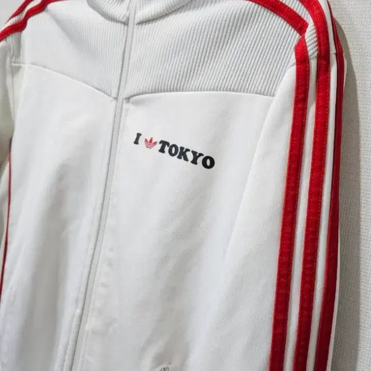 [BUNJANG] Adidas Tokyo Track Top Zip-up Jacket / 아디다스 도쿄 흰빨 트랙탑 져지집업 90~95 S~M