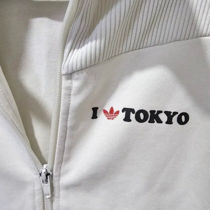 [BUNJANG] Adidas Tokyo Track Top Zip-up Jacket / 아디다스 도쿄 흰빨 트랙탑 져지집업 90~95 S~M