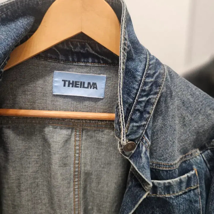 [BUNJANG] THEILMA Denim Crop Jacket / THEILMA  더일마 데님 크롭 자켓