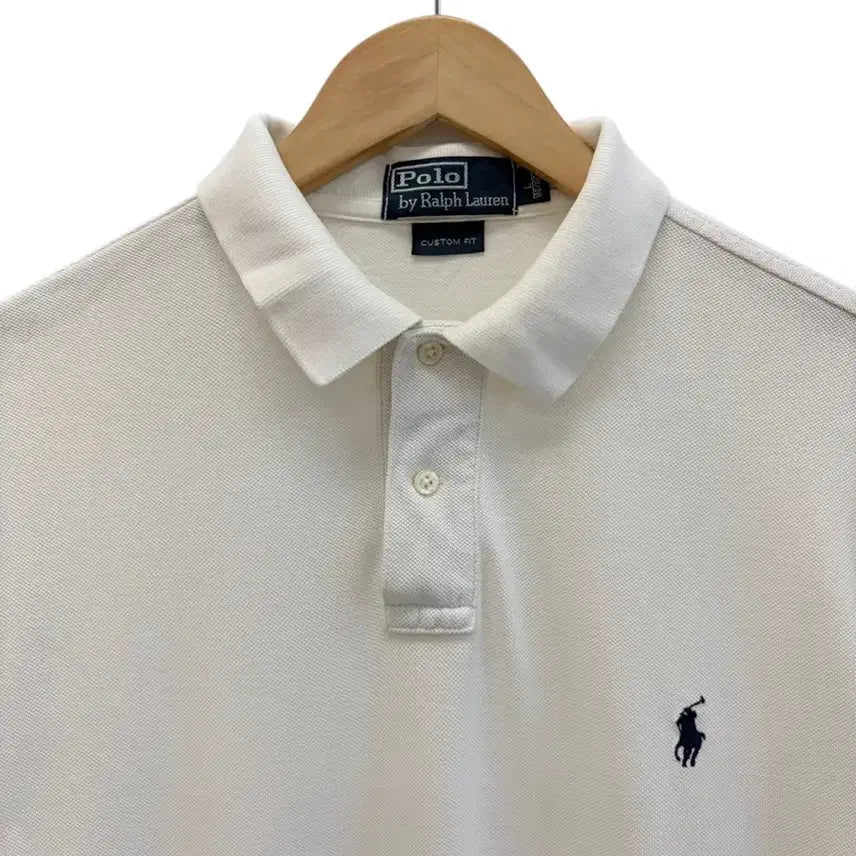 [SOLD OUT] 폴로 반팔 피케티 화이트 (L)